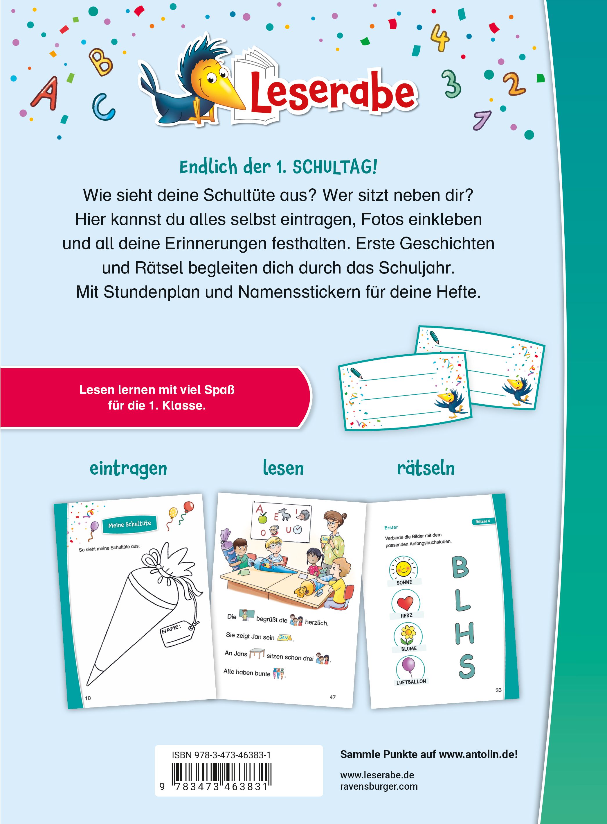 Leserabe Sonderausgaben - Juhu, jetzt bin ich Schulkind! (Mängelexemplar)