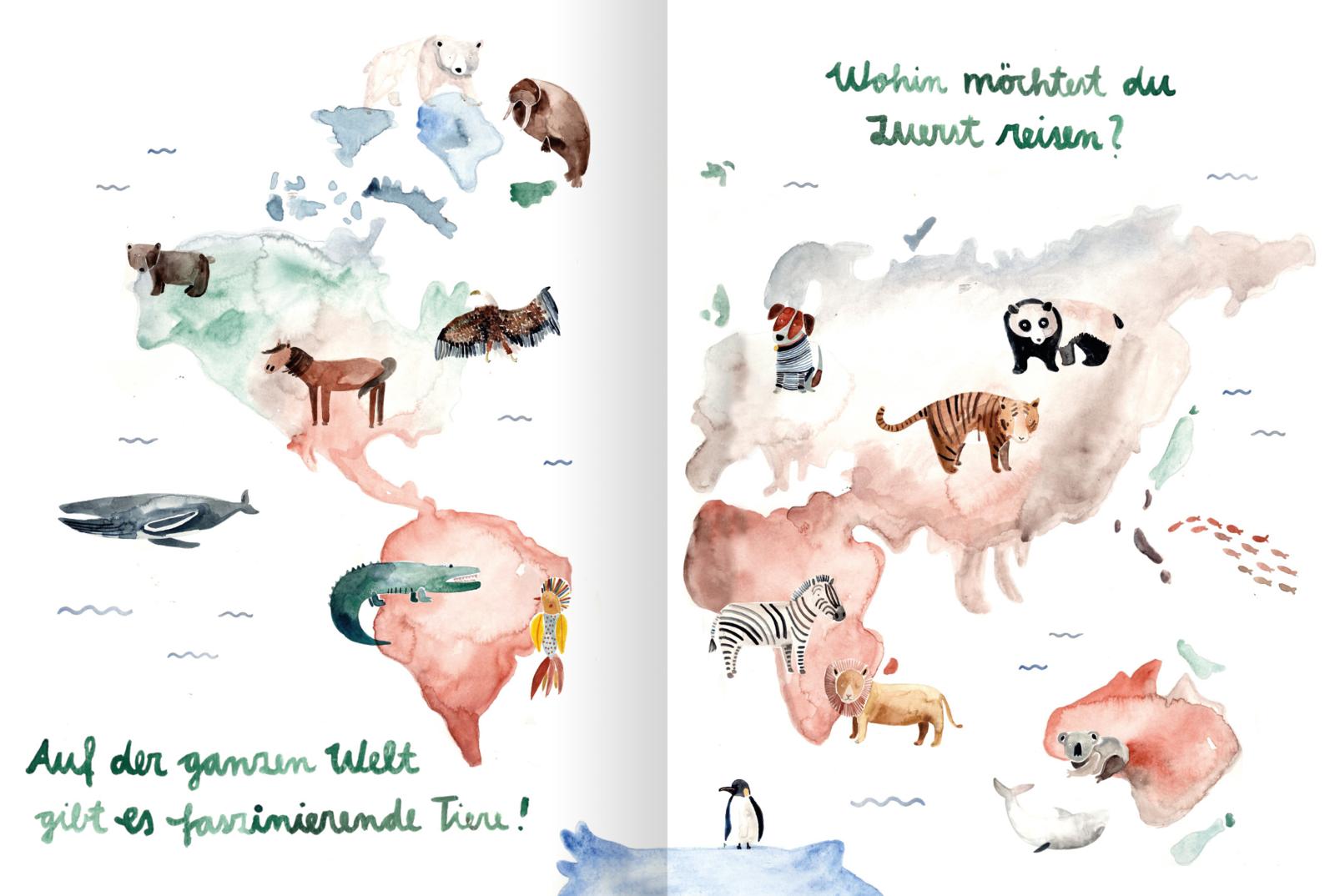 Die Tierwelt, die dir gefällt! Ein Mitmachbuch