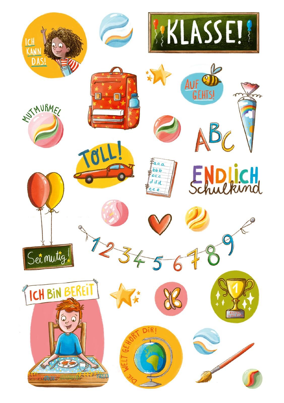 Mutmach-Sticker