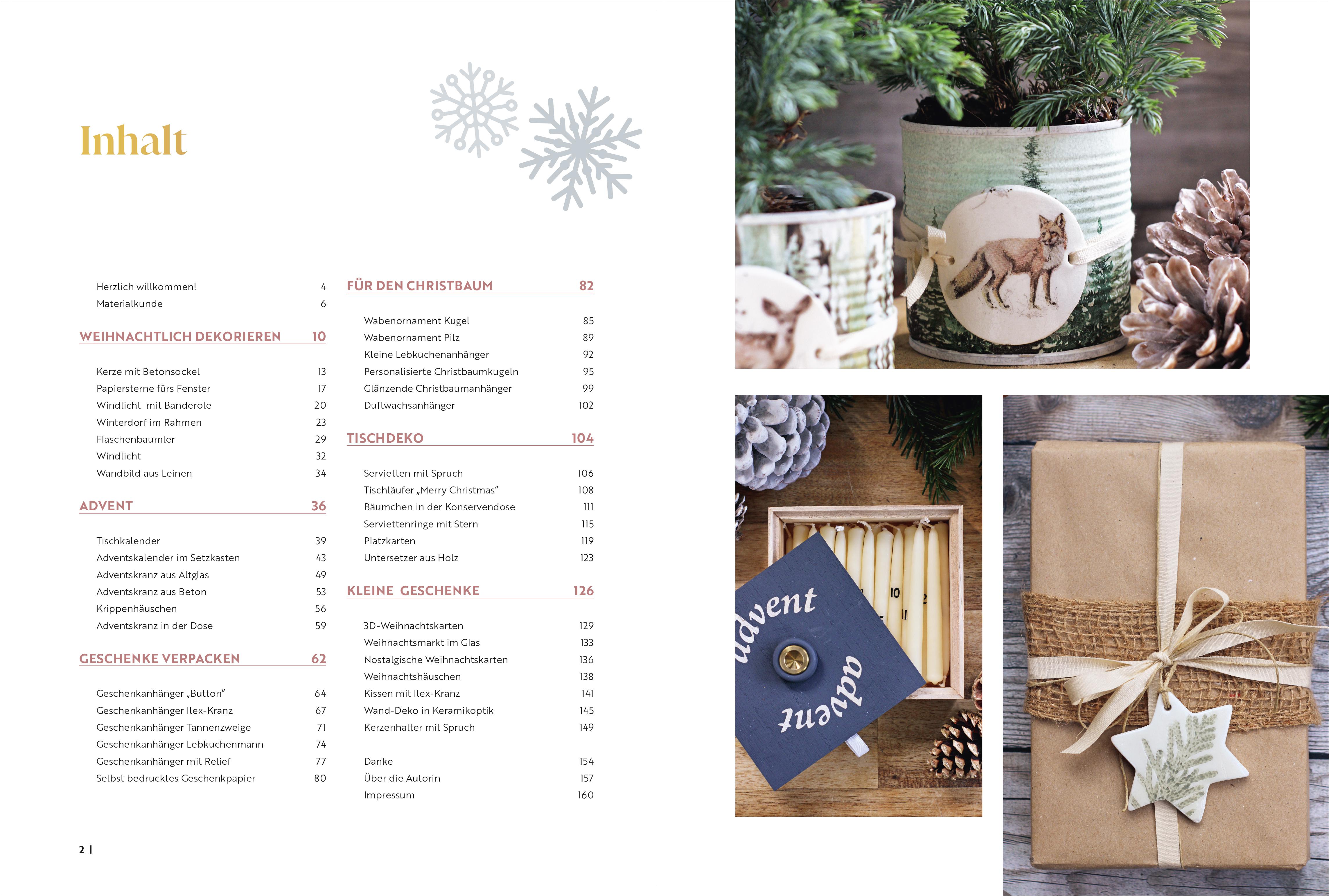 Zauberhafte Weihnachtsdeko selbstgemacht (Mängelexemplar)