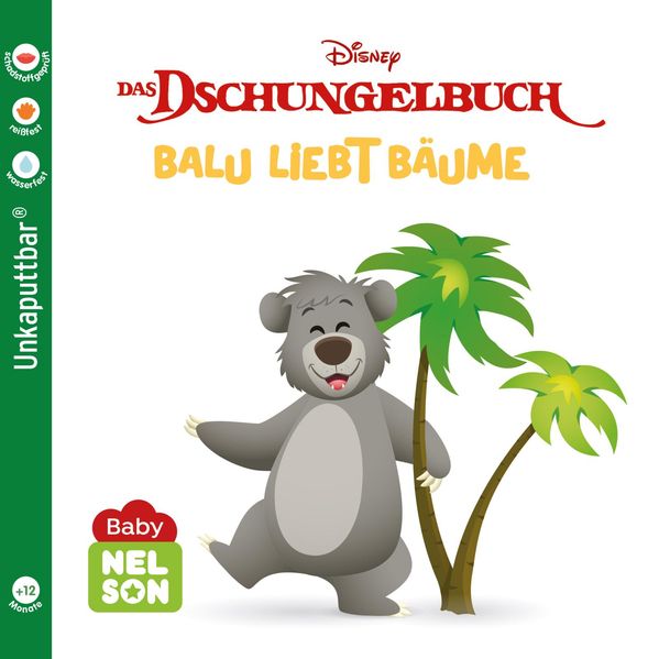 Baby Nelson (unkaputtbar) 3: Disney: Dschungelbuch: Balu liebt Bäume (Mängelexemplar)