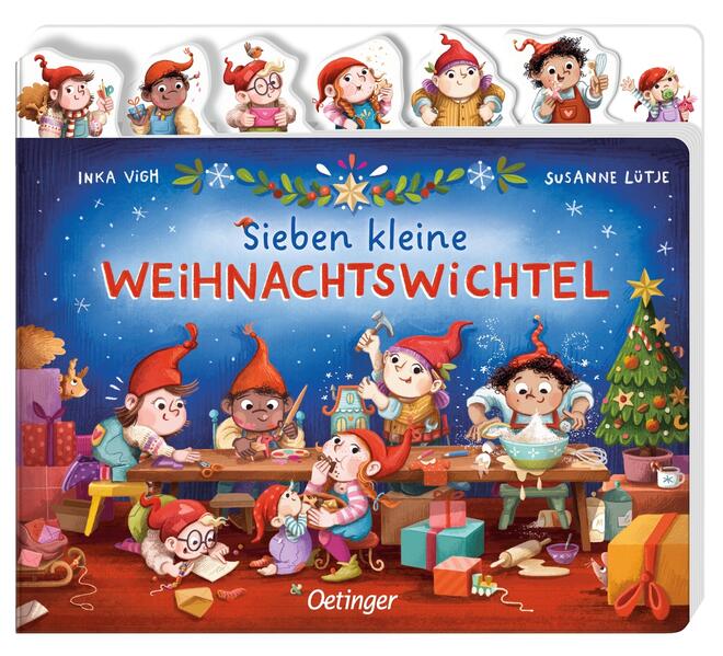 Sieben kleine Weihnachtswichtel (Mängelexemplar)