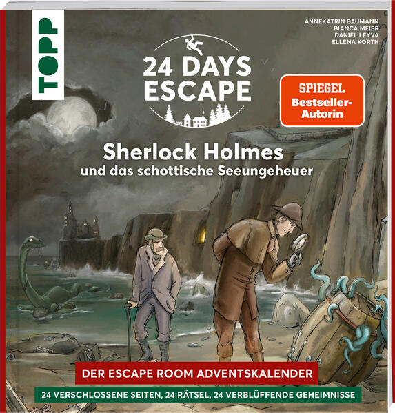 7881d4899a52b5e3ac8a5907984daec01729859678 24 DAYS ESCAPE – Adventskalender: Sherlock Holmes und das schottische Seeungeheuer (Mängelexemplar)