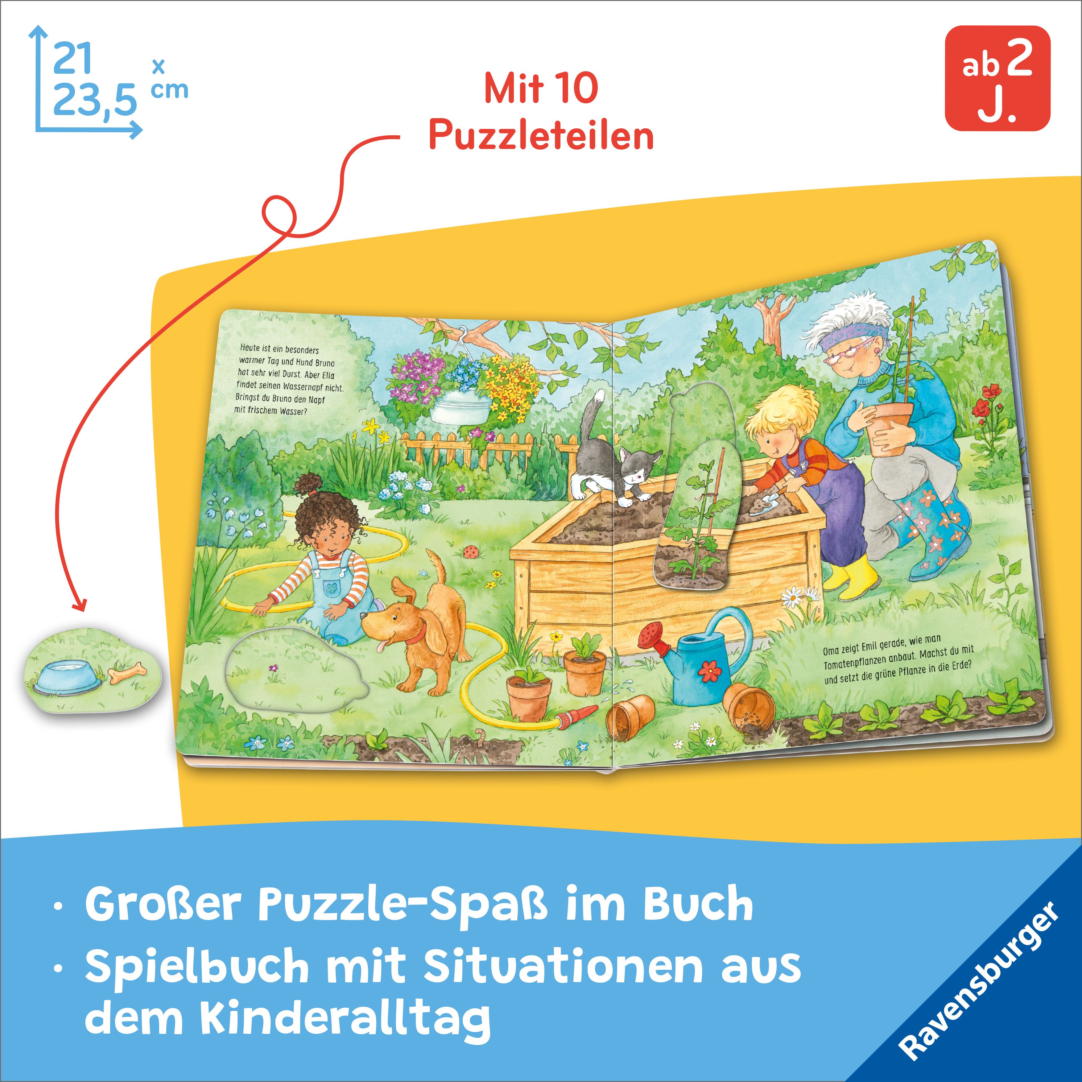 Mein großes Puzzle-Spielbuch - Alle helfen mit (Mängelexemplar)