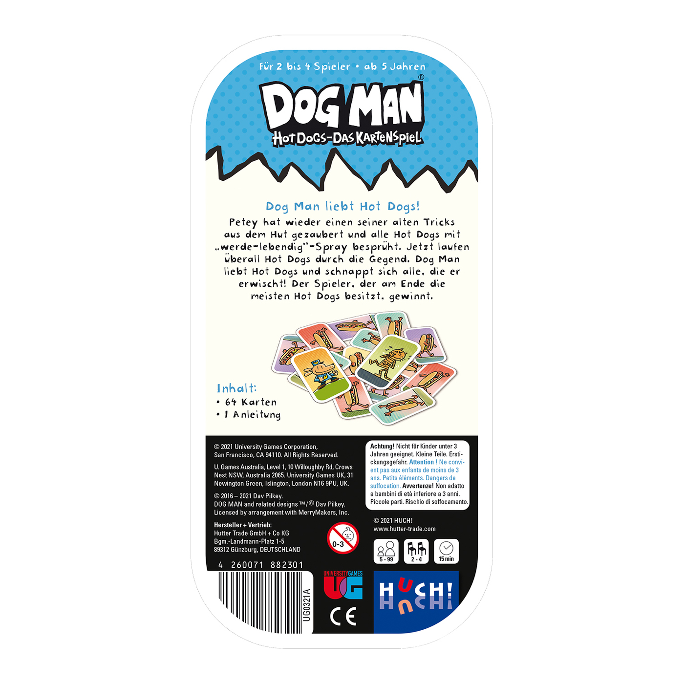 Dog Man - Hot Dogs - Das Kartenspiel