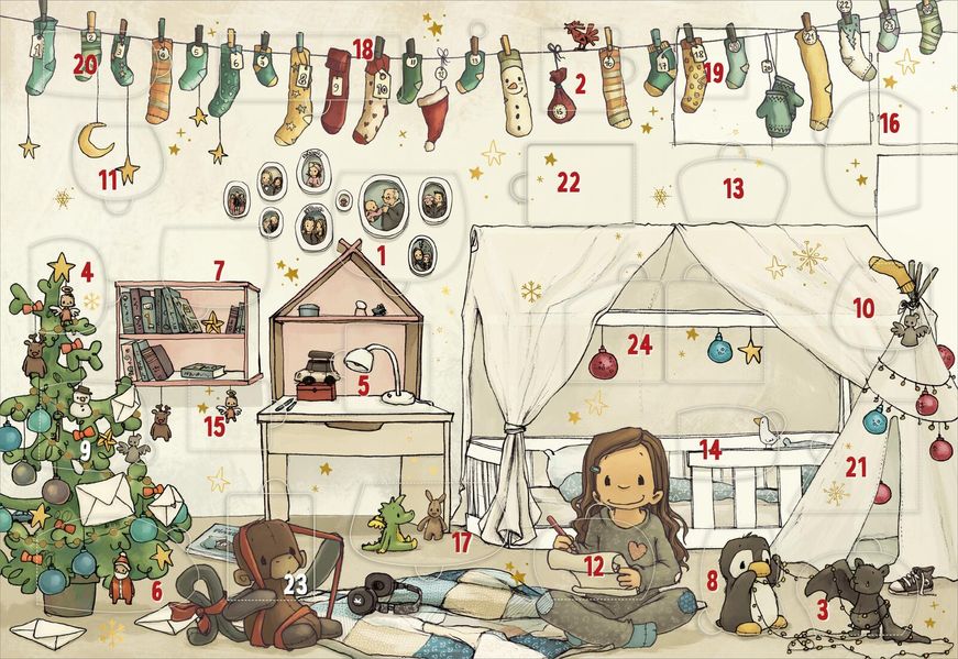 Adventskalender – Weihnachten mit Anouk | Wandkalender