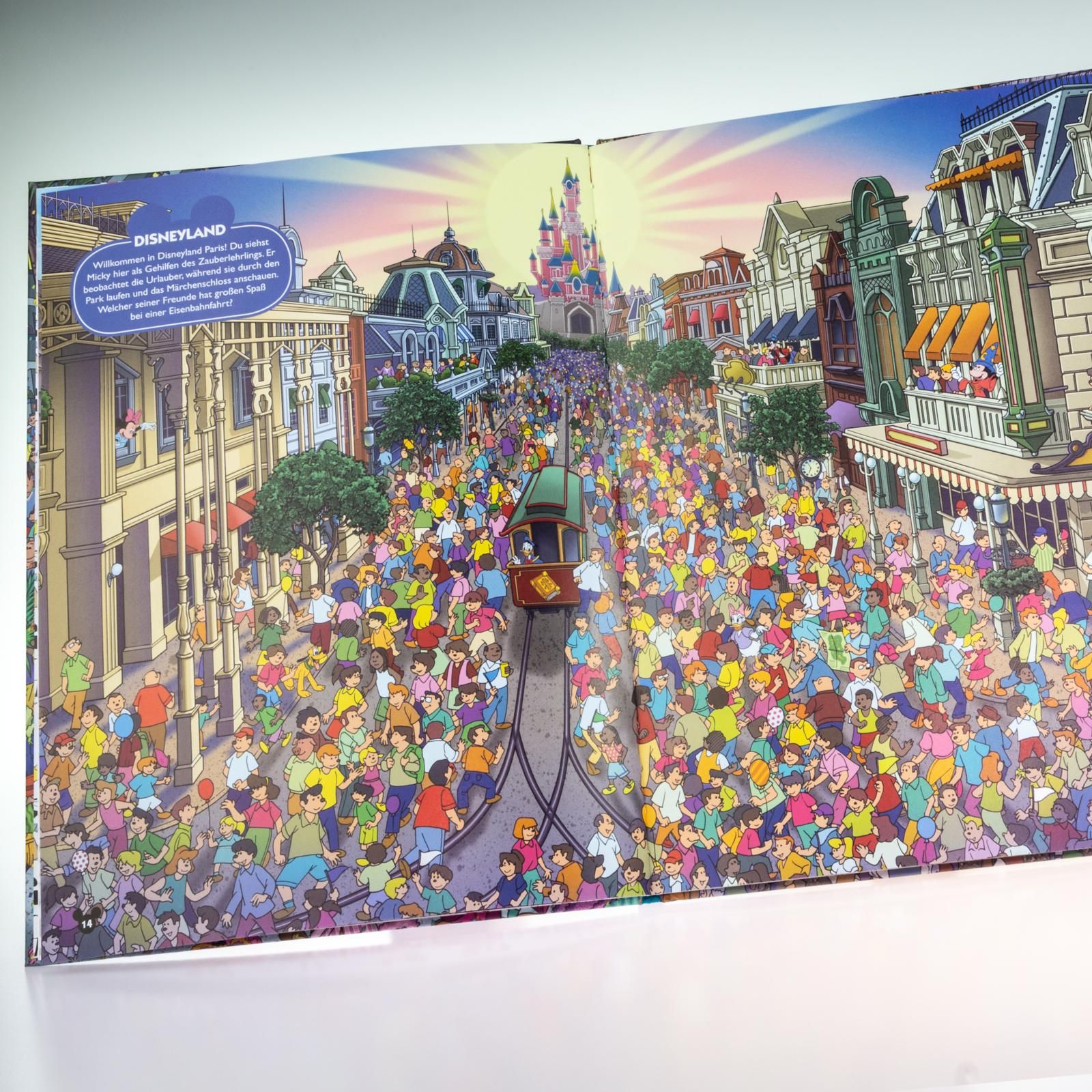 Disney: Wo ist Micky? – Wimmelbuch mit Micky Maus - Der große Wimmelspaß (Mängelexemplar)