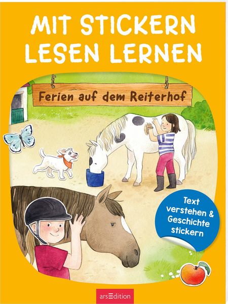 Mit Stickern Lesen lernen – Ferien auf dem Reiterhof (Mängelexemplar)