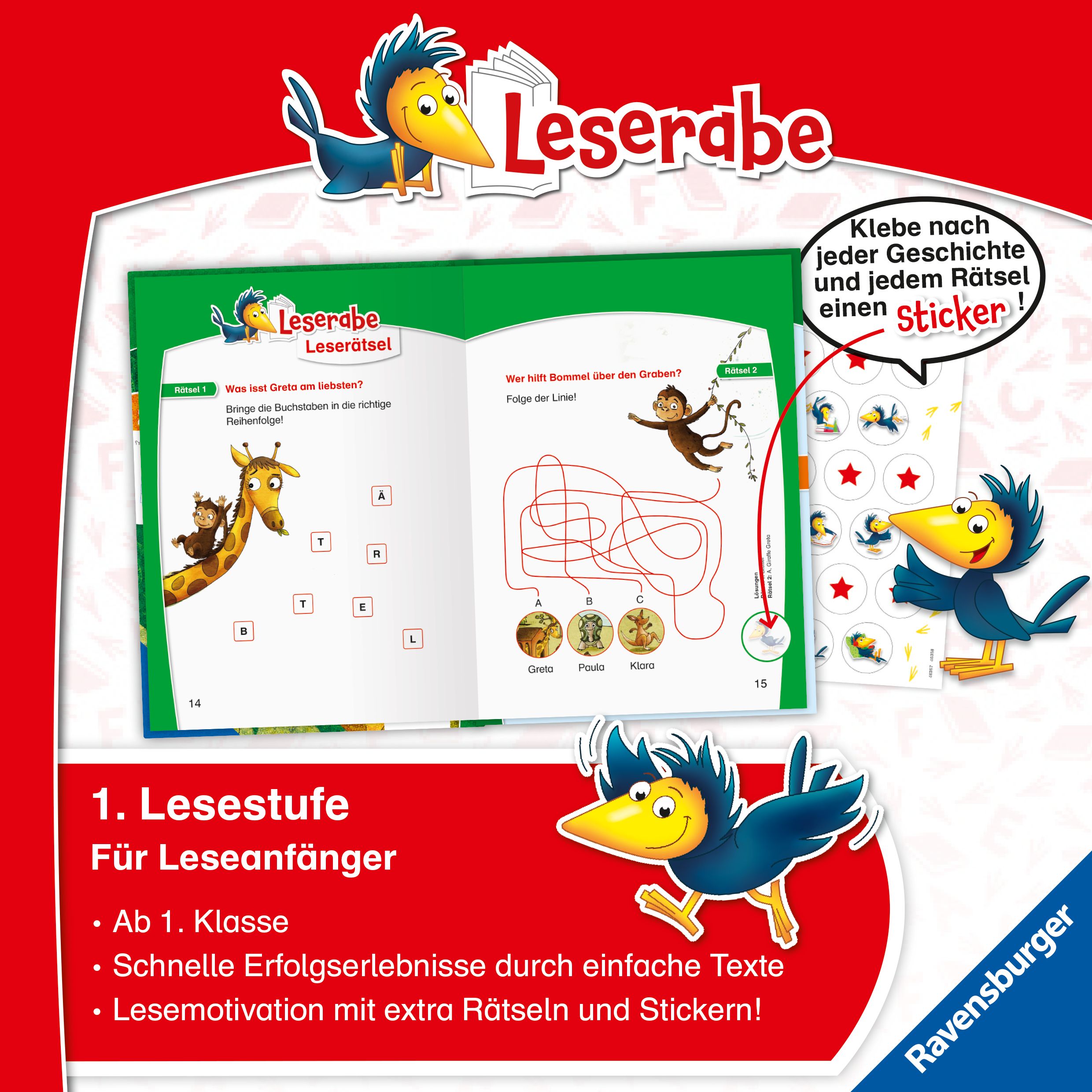 Leserabe Sonderausgaben - Lustige Tiergeschichten zum Lesenlernen (Mängelexemplar)