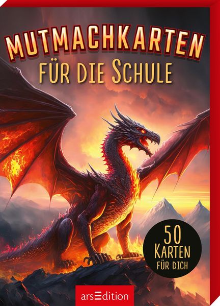 Mutmachkarten für die Schule – Drachen (Mängelexemplar)