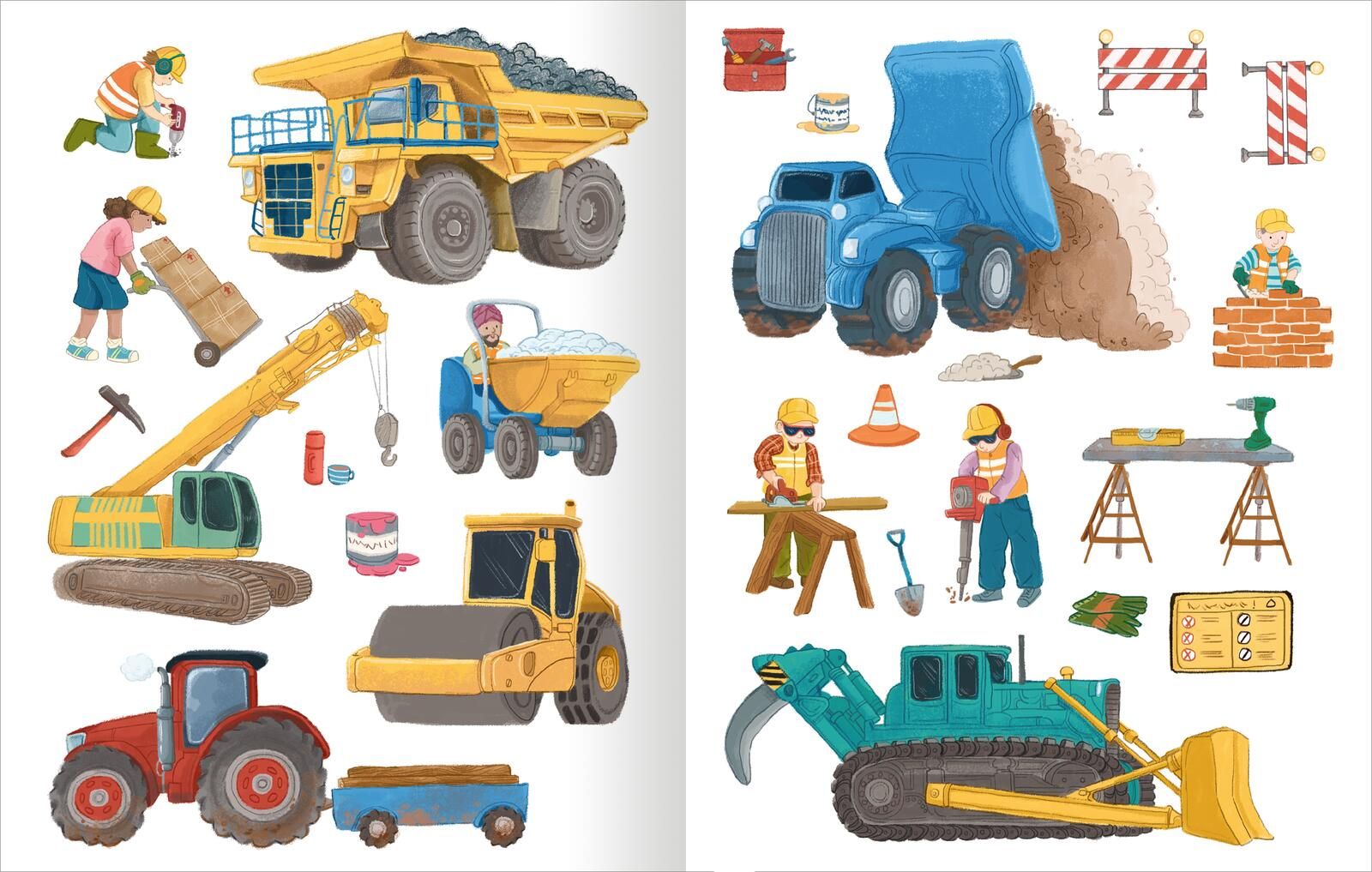 Mein Endlos-Stickerspaß – Baustelle (Mängelexemplar)