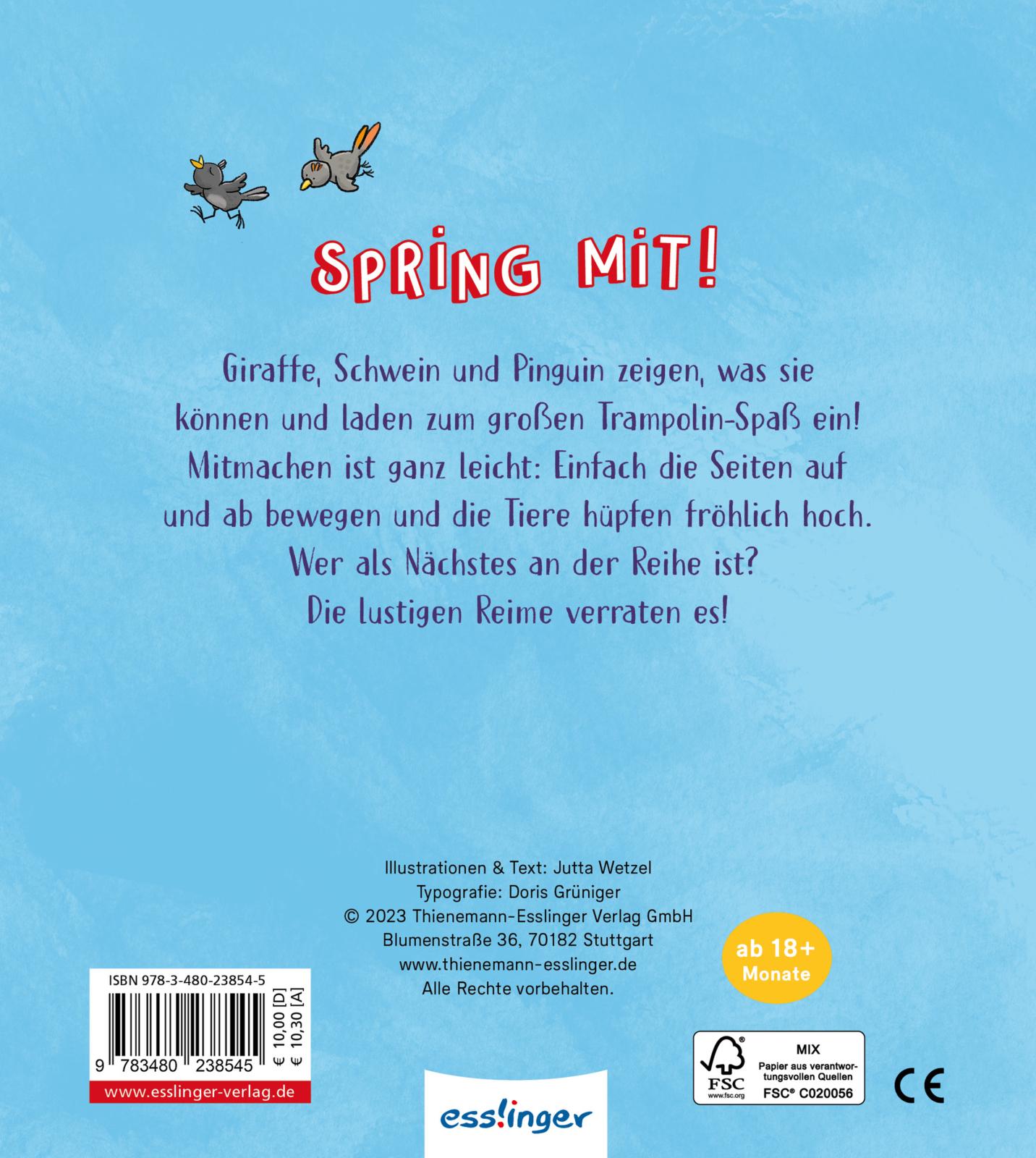 Trampolin - Ein Mit-Hüpf-Buch (Mängelexemplar)