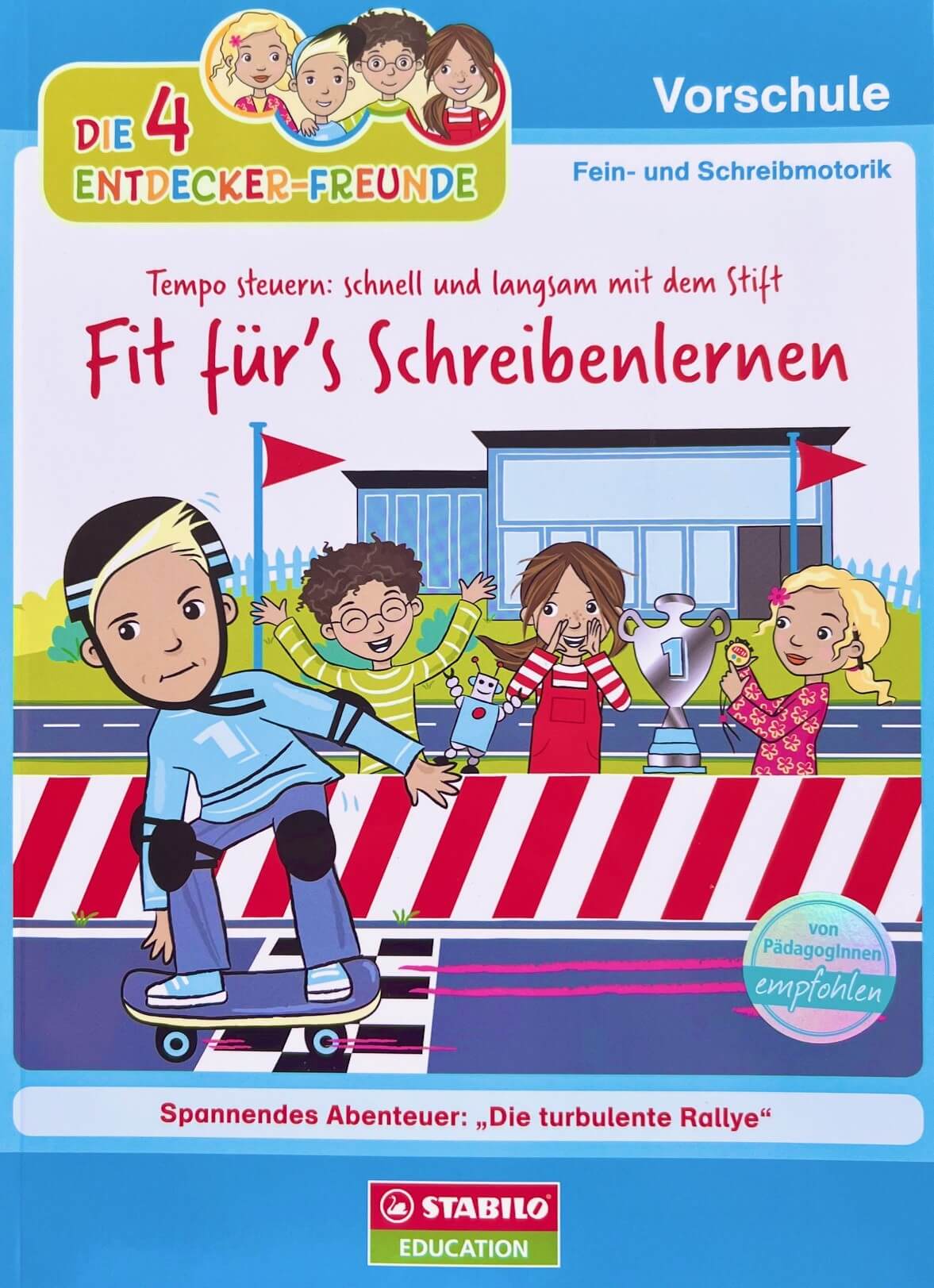 038 Die 4 Entdecker-Freunde - Fit für's Schreibenlernen | Tempo steuern: schnell und langsam mit dem Stift