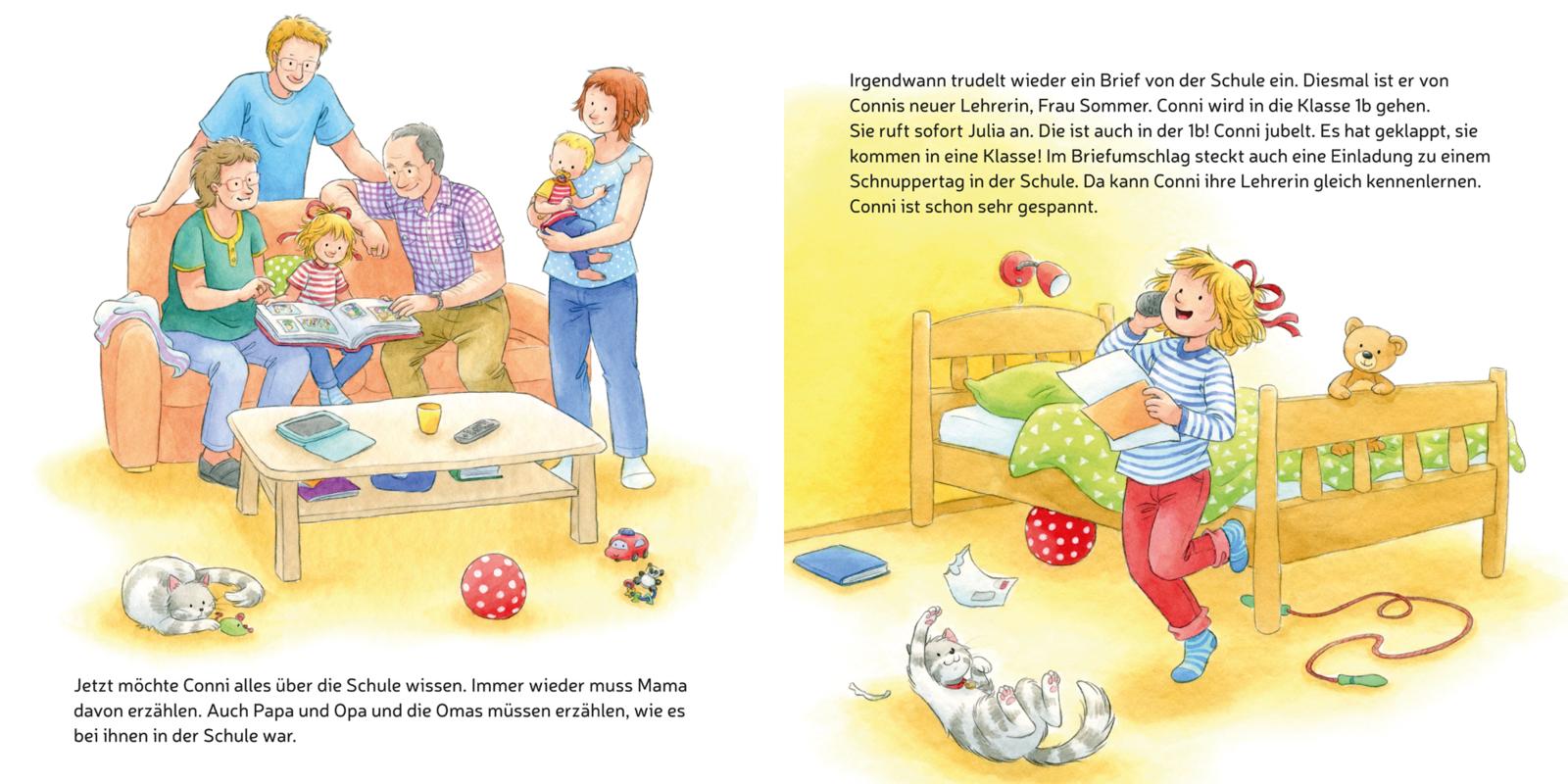 LESEMAUS 101: Conni kommt in die Schule (Mängelexemplar)