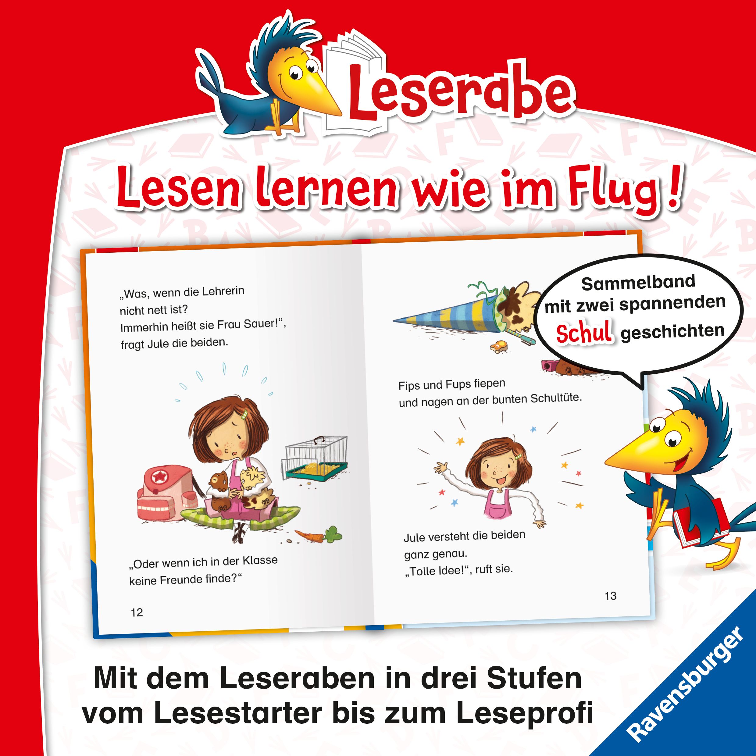 Leserabe Sonderausgaben - Rabenstarke Schulgeschichten für Erstleser (Mängelexemplar)