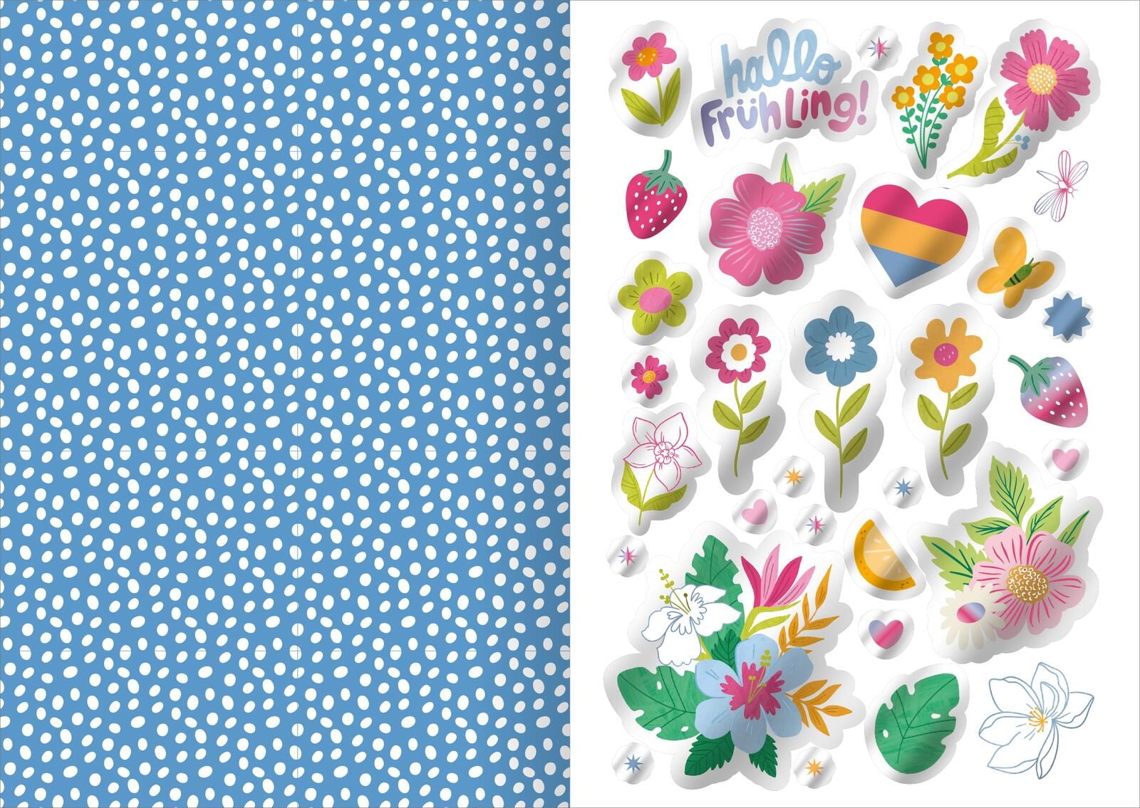 I Love to Bloom – Sticker-Liebe
