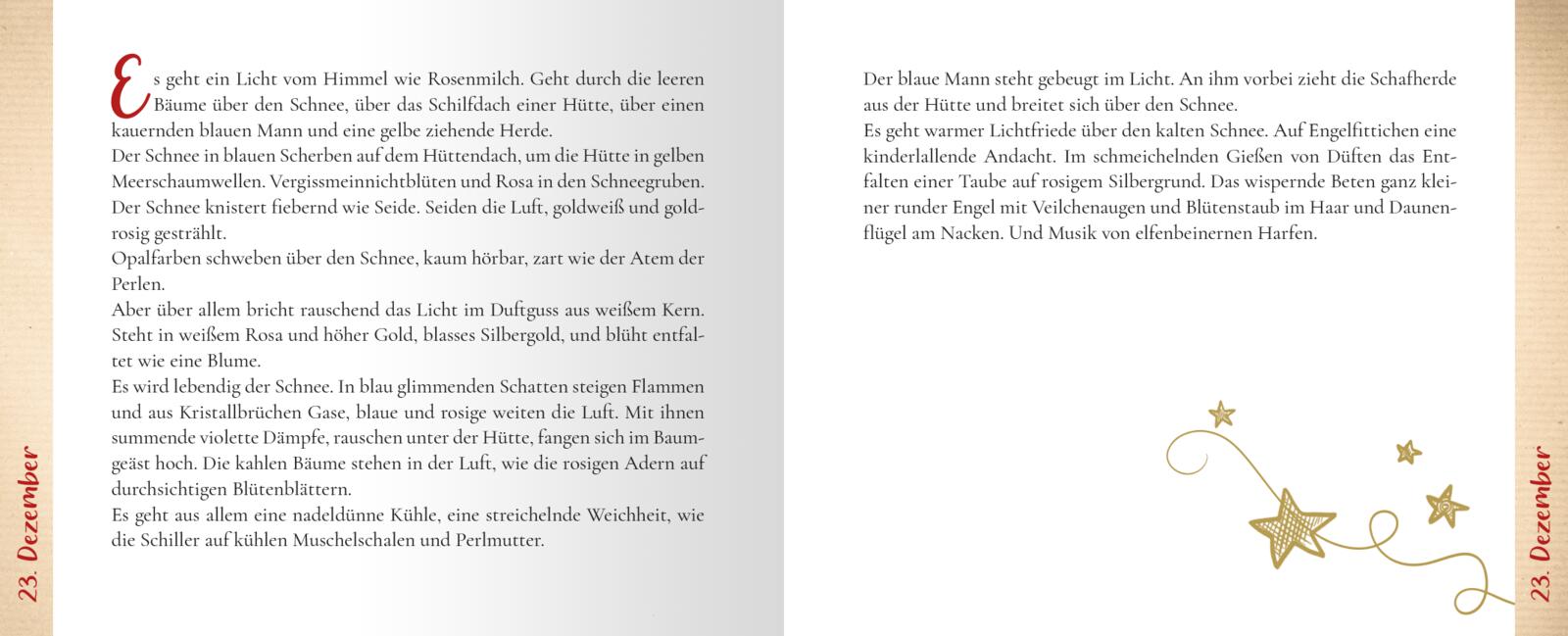 24 literarische Geschichten für den Advent - Ein Adventsbuch zum Aufschneiden (Mängelexemplar)