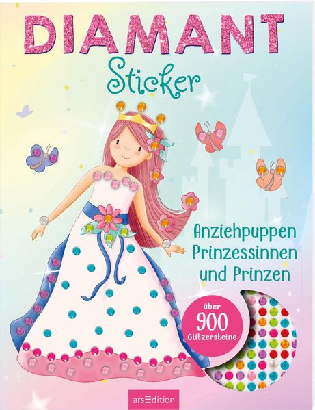 Diamantsticker Anziehpuppen – Prinzessinnen und Prinzen (Mängelexemplar)