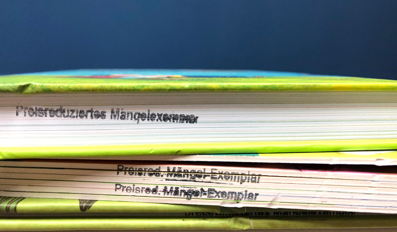 Mängelexemplare - beispielhafte Darstellung Mängelexemplare - beispielhafte Darstellung