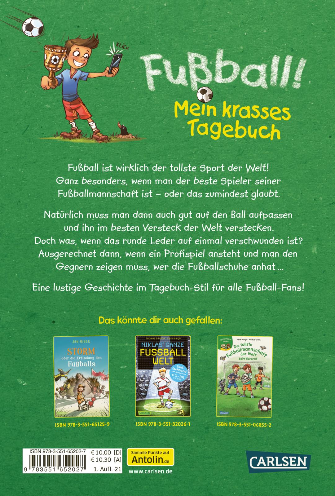 Fußball! Mein krasses Tagebuch - Lustiger Fußball-Roman