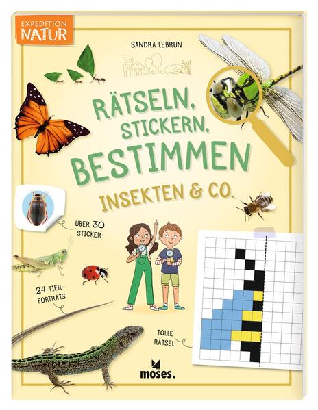 Expedition Natur Rätseln, Stickern, Bestimmen - Insekten & Co. (Mängelexemplar)