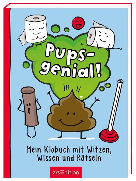Pupsgenial! - Mein Klobuch mit Witzen, Wissen und Rätseln