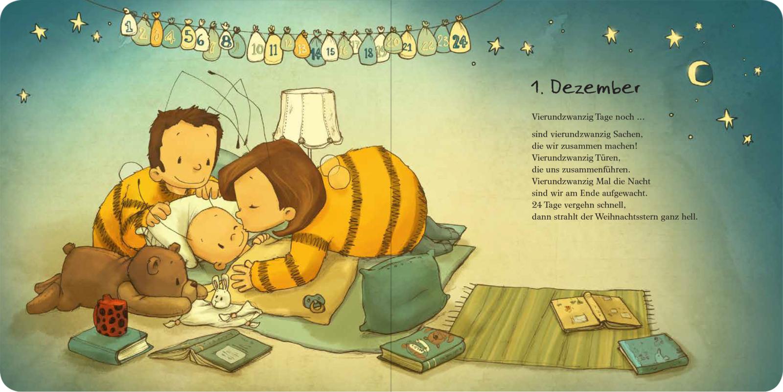 Die Baby Hummel Bommel - Advent, Advent-24 Adventsverse- und Geschichten (Mängelexemplar)