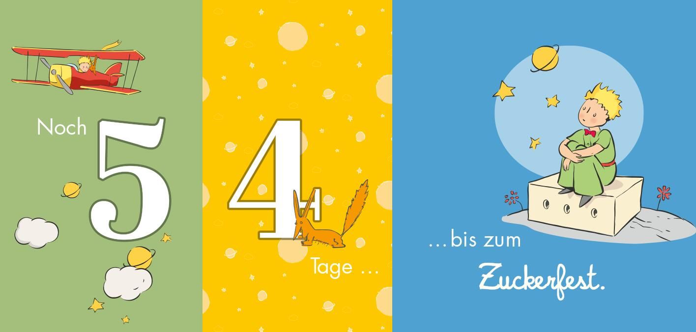 Der Kleine Prinz. Wie lange noch? Dein Countdown für besondere Anlässe (Mängelexemplar)
