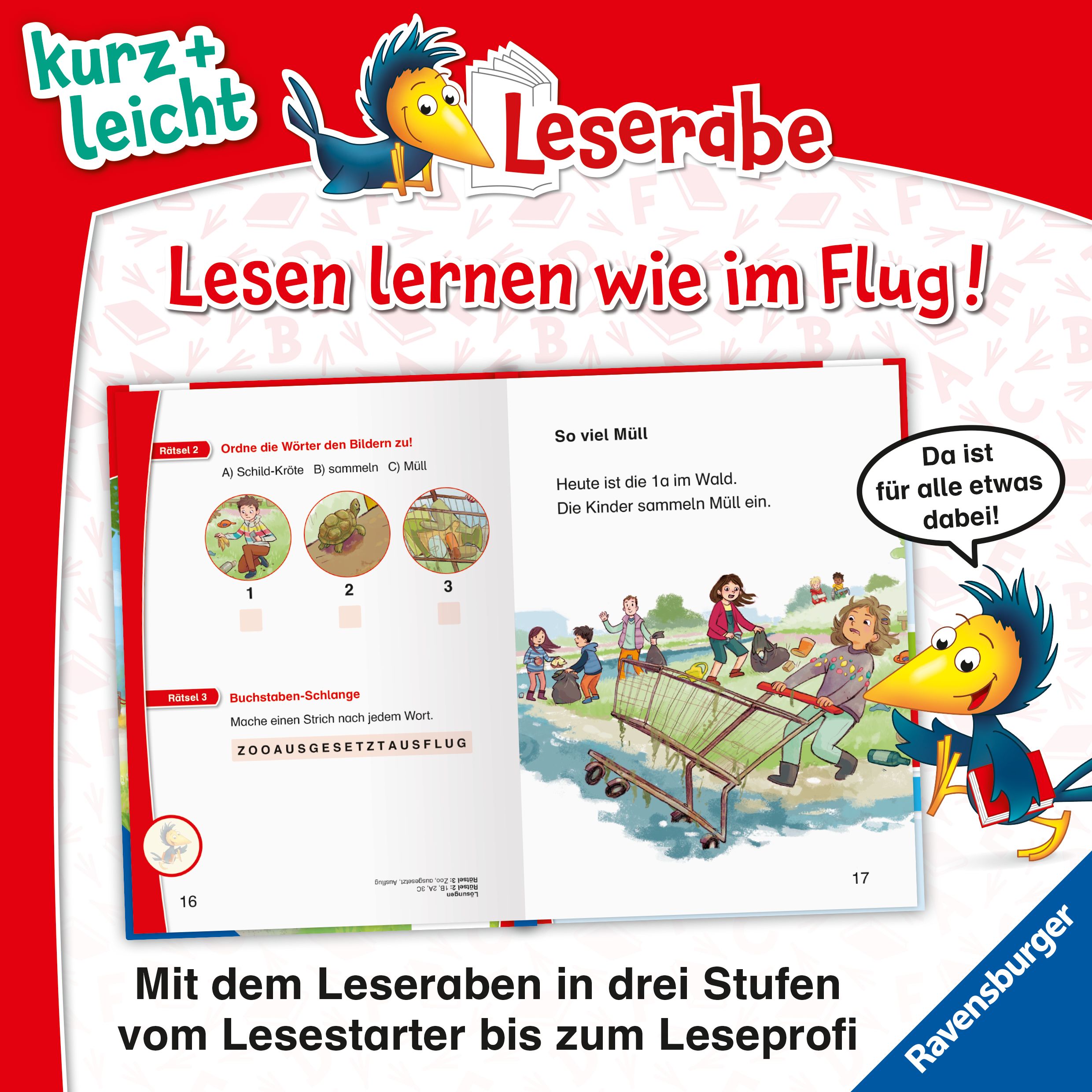Leserabe 1. Lesestufe Kurz und leicht - Schulgeschichten (Mängelexemplar)