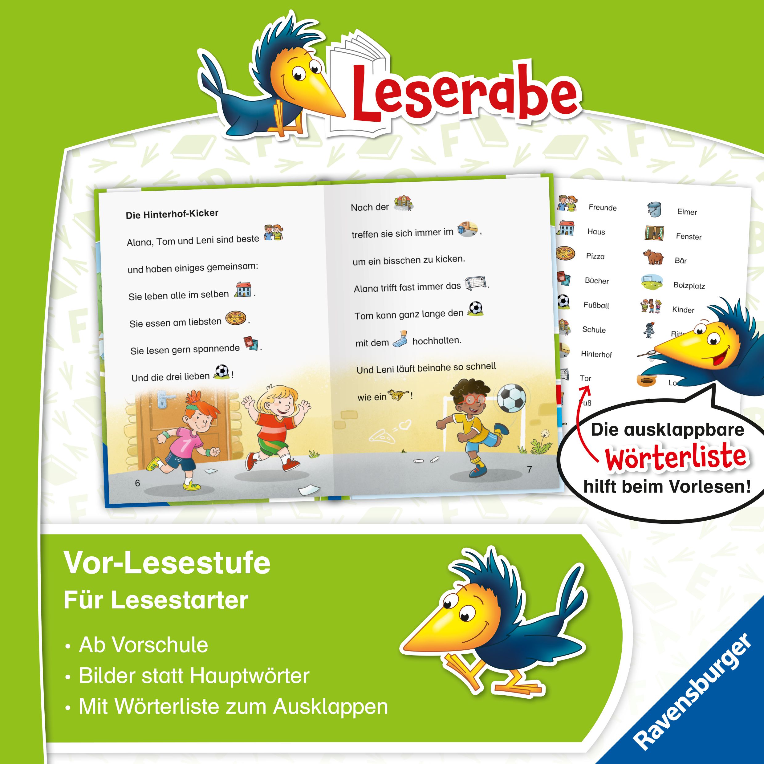 Leserabe Vor-Lesestufe - Fußballgeschichten (Mängelexemplar)