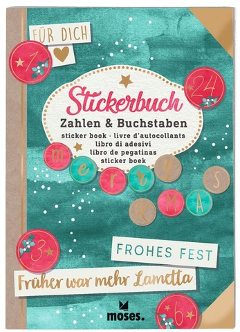 Stickerbuch-Sortiment Weihnachten (Motiv wird zufällig gewählt)