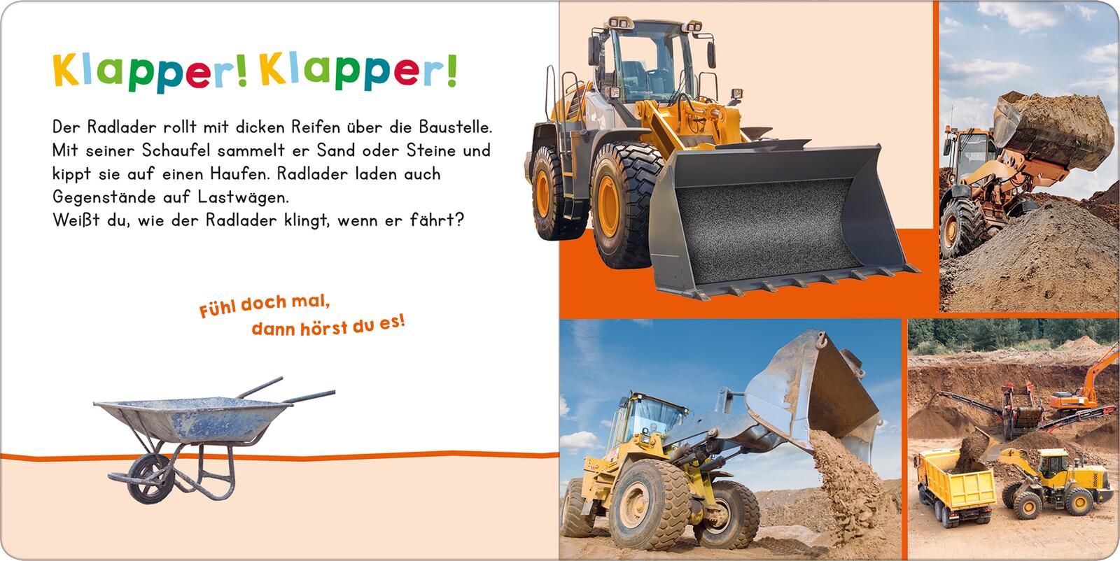 Hör mal rein, wer kann das sein? Bagger bei der Arbeit (Mängelexemplar)
