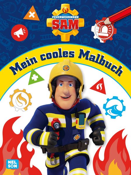 Feuerwehrmann Sam: Mein cooles Malbuch (Mängelexemplar)