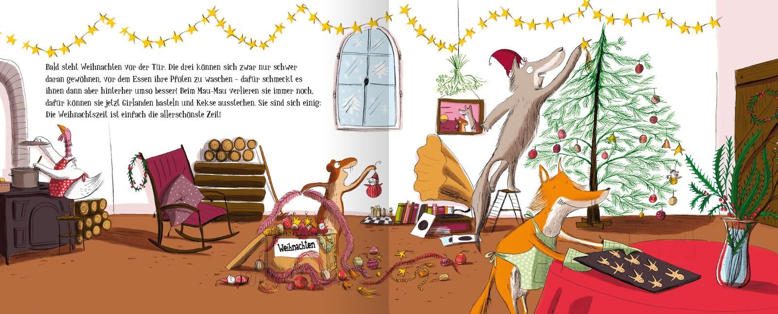 Wie sich die Weihnachtsgans vor dem Ofen rettete (Mängelexemplar)