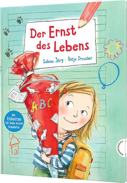 58cf7d0ad43a2738580feb4e3781d1521739180174 Der Ernst des Lebens - Geschenk zur Einschulung mit Stickerbogen für Heft-Etiketten (Mängelexemplar)