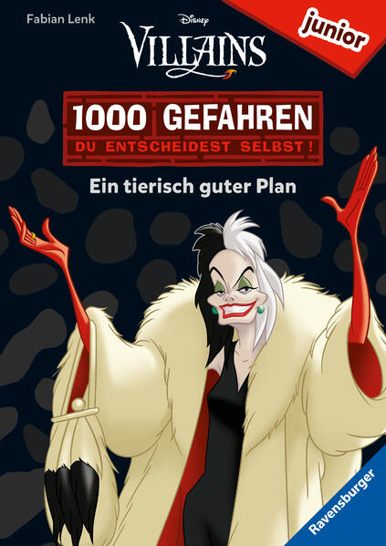 1000 Gefahren junior - Disney Villains: Ein tierisch guter Plan (Mängelexemplar)