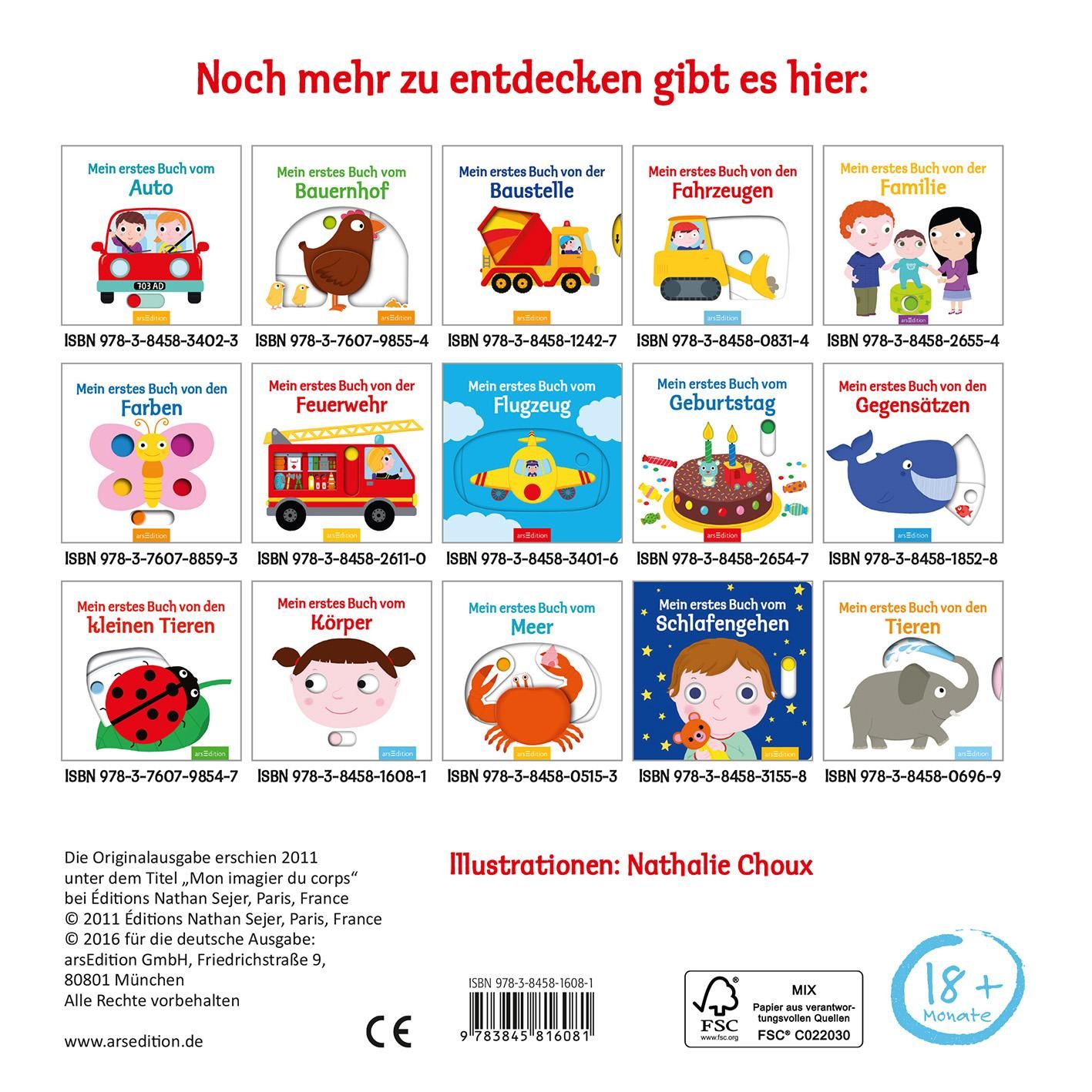 Mein erstes Buch vom Körper - Mit stabilen Schiebern (Mängelexemplar)