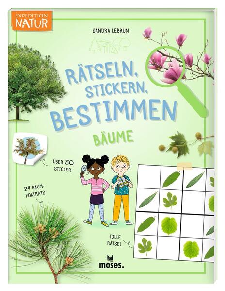 X_Expedition Natur Rätseln, Stickern, Bestimmen - Bäume (Mängelexemplar)