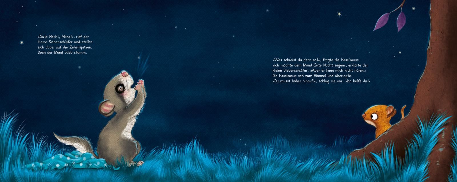 Der kleine Siebenschläfer 6: Die Geschichte vom kleinen Siebenschläfer, der dem Mond Gute Nacht sagen wollte (Mängelexemplar)