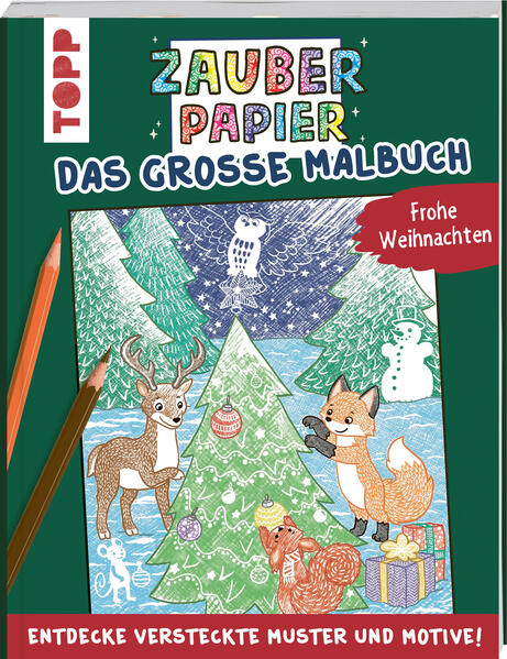 Zauberpapier - Das große Malbuch - Frohe Weihnachten (Mängelexemplar)
