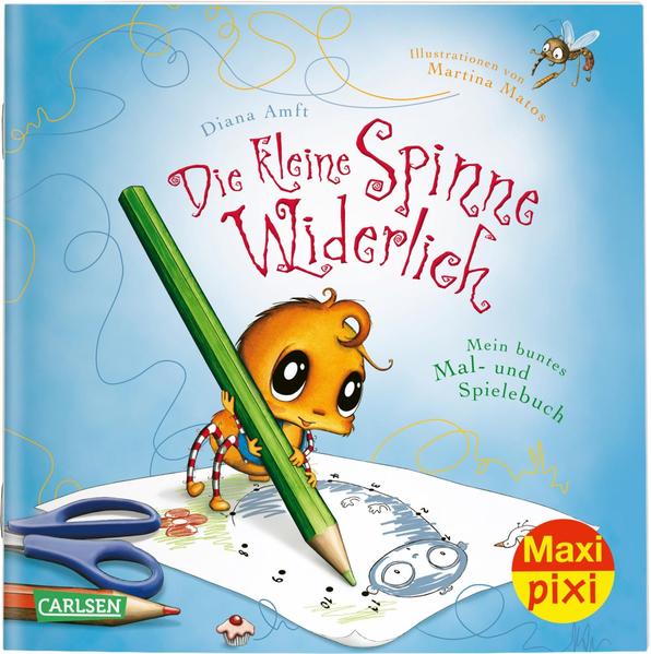 Maxi Pixi 314: Die kleine Spinne Widerlich: Mein buntes Mal- und Spielebuch (Mängelexemplar)