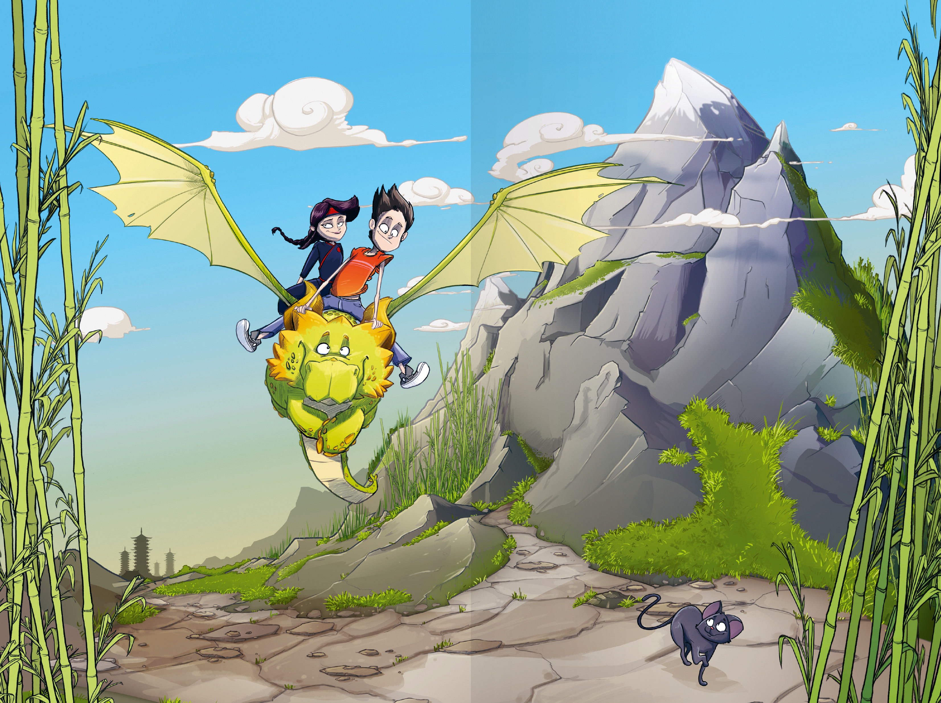 Dragon Ninjas, Band 1 - Der Drache der Berge (Mängelexemplar)