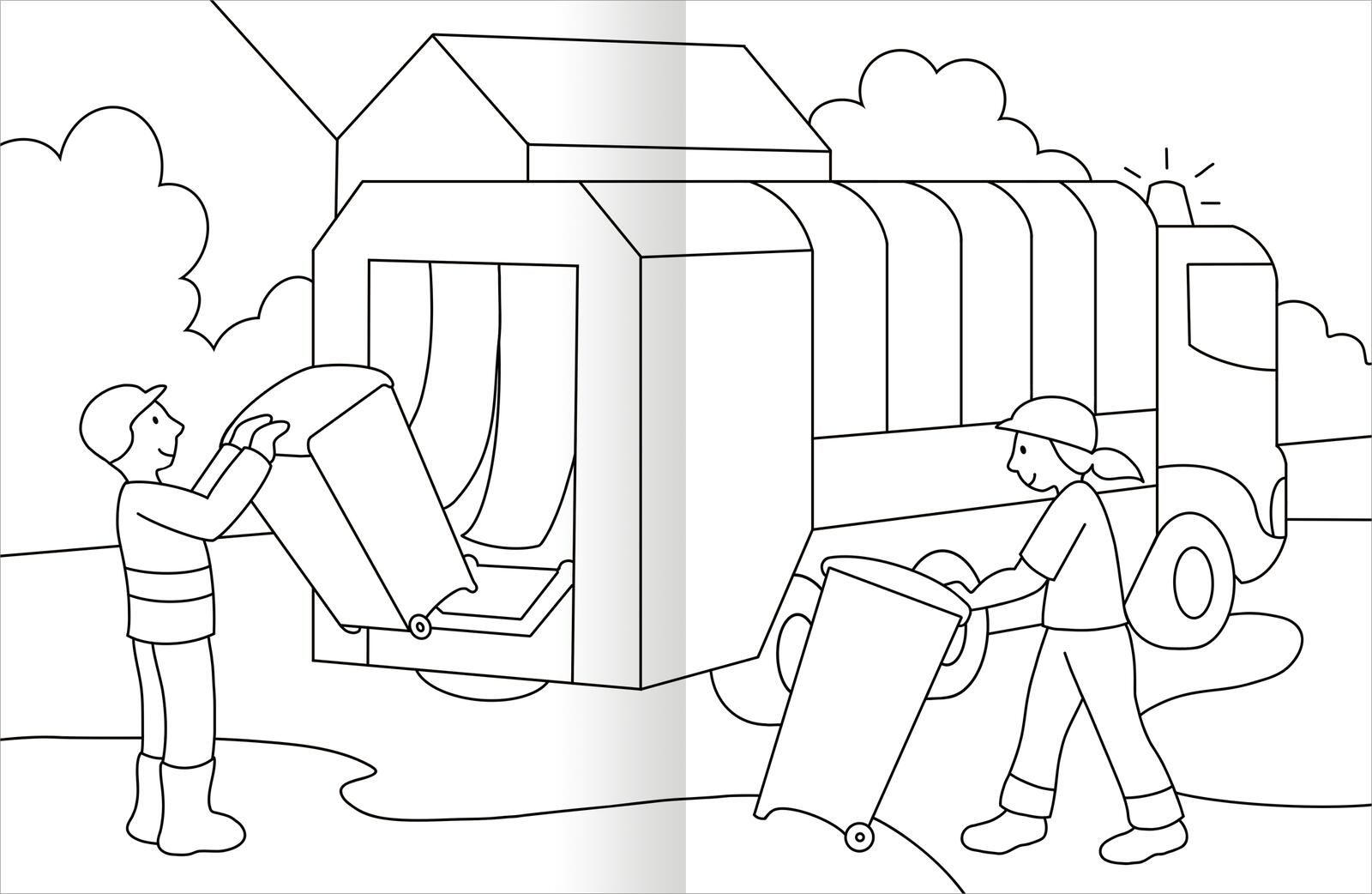 Malbuch Fahrzeuge (Mängelexemplar)