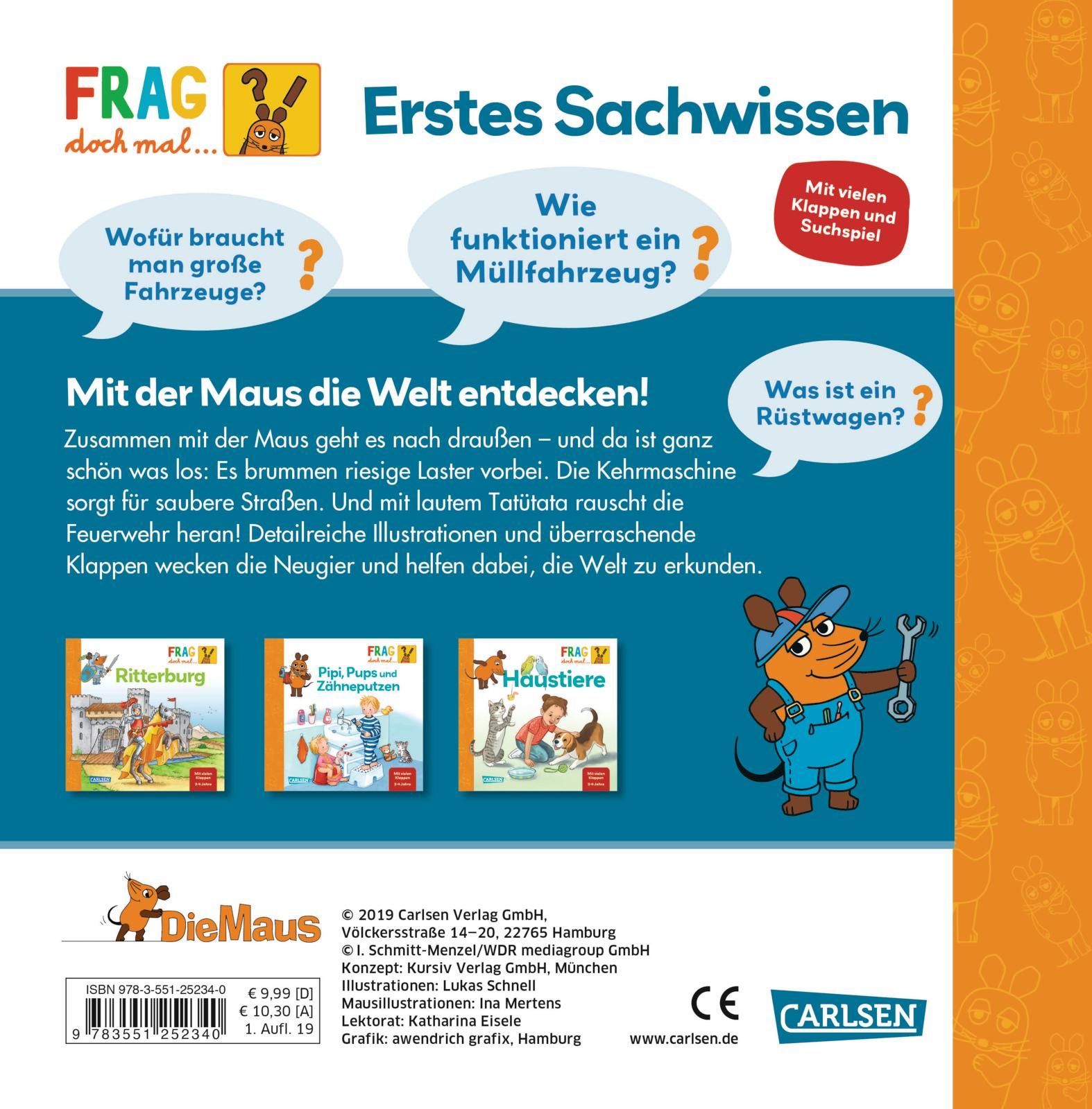 Frag doch mal ... die Maus: Große Fahrzeuge - Erstes Sachwissen (Mängelexemplar)