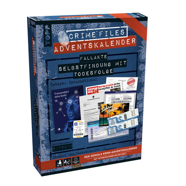 4e91d164b3c651576090286cb82005851719926848 Crime Files – Fallakte: Selbstfindung mit Todesfolge: Der Krimi-Adventskalender mit Tatorten