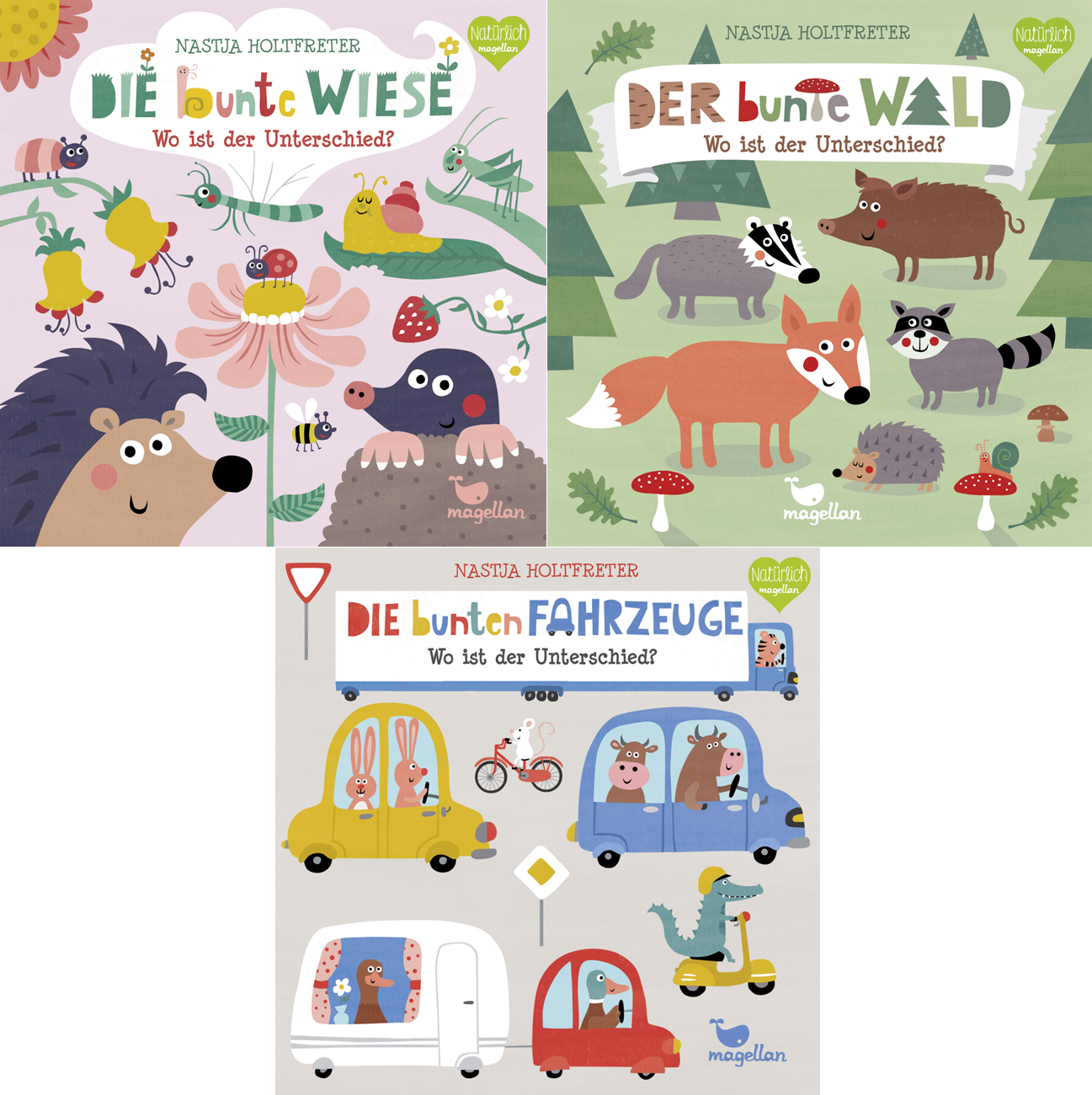 Sparpaket - 3er Set Bunte Welt - Wo ist der Unterschied?