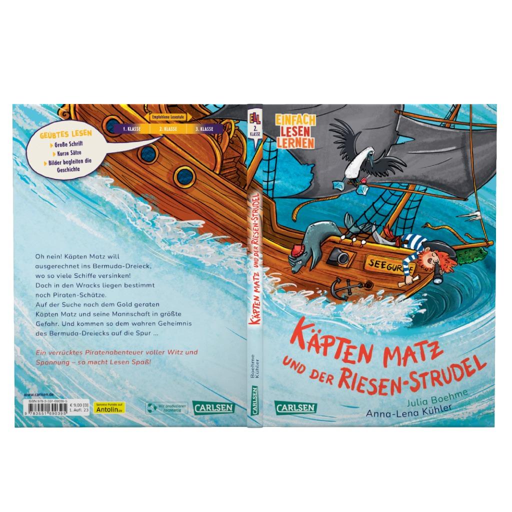 Käpten Matz und der Riesen-Strudel - Einfach Lesen Lernen (Mängelexemplar)