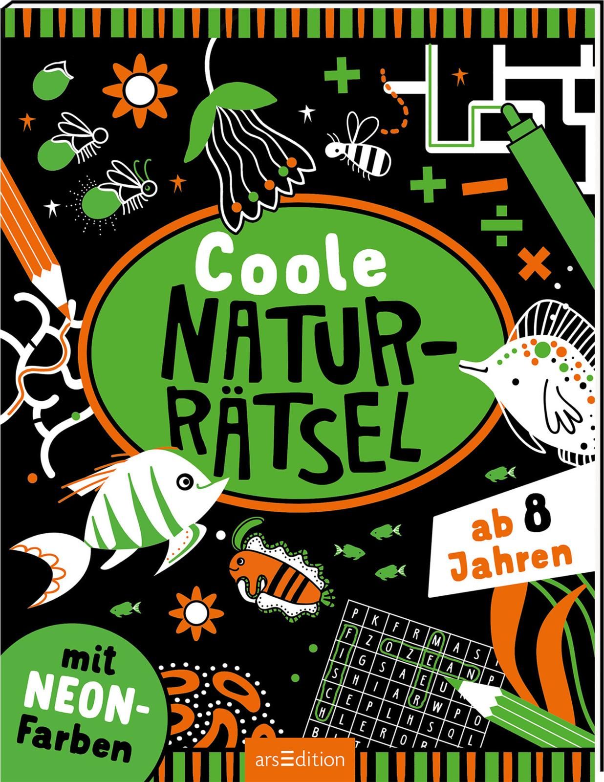 Coole Naturrätsel - Mit Neon-Farben – ab 8 Jahren