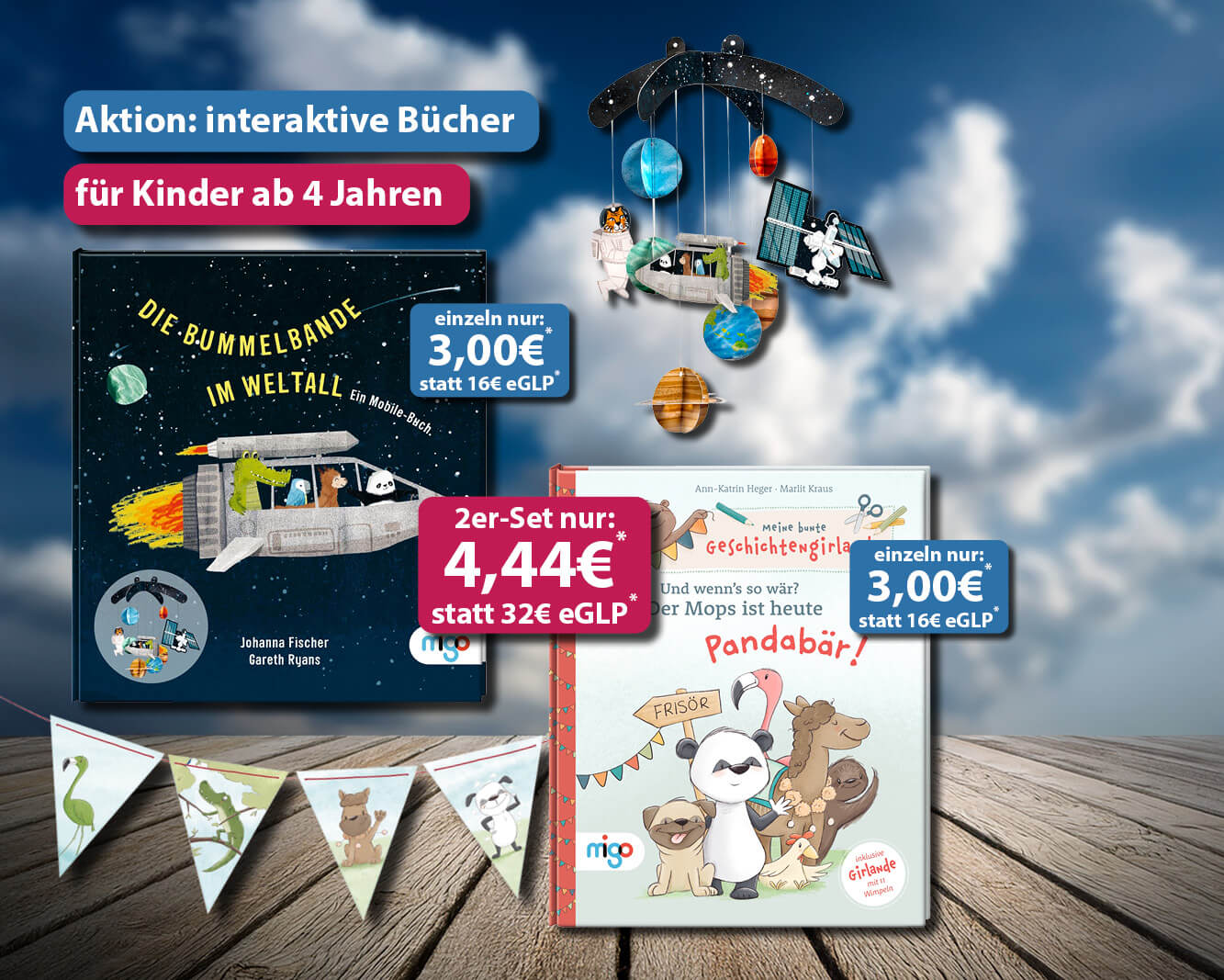 Aktion: interaktive Bücher zusammen 4,44€*