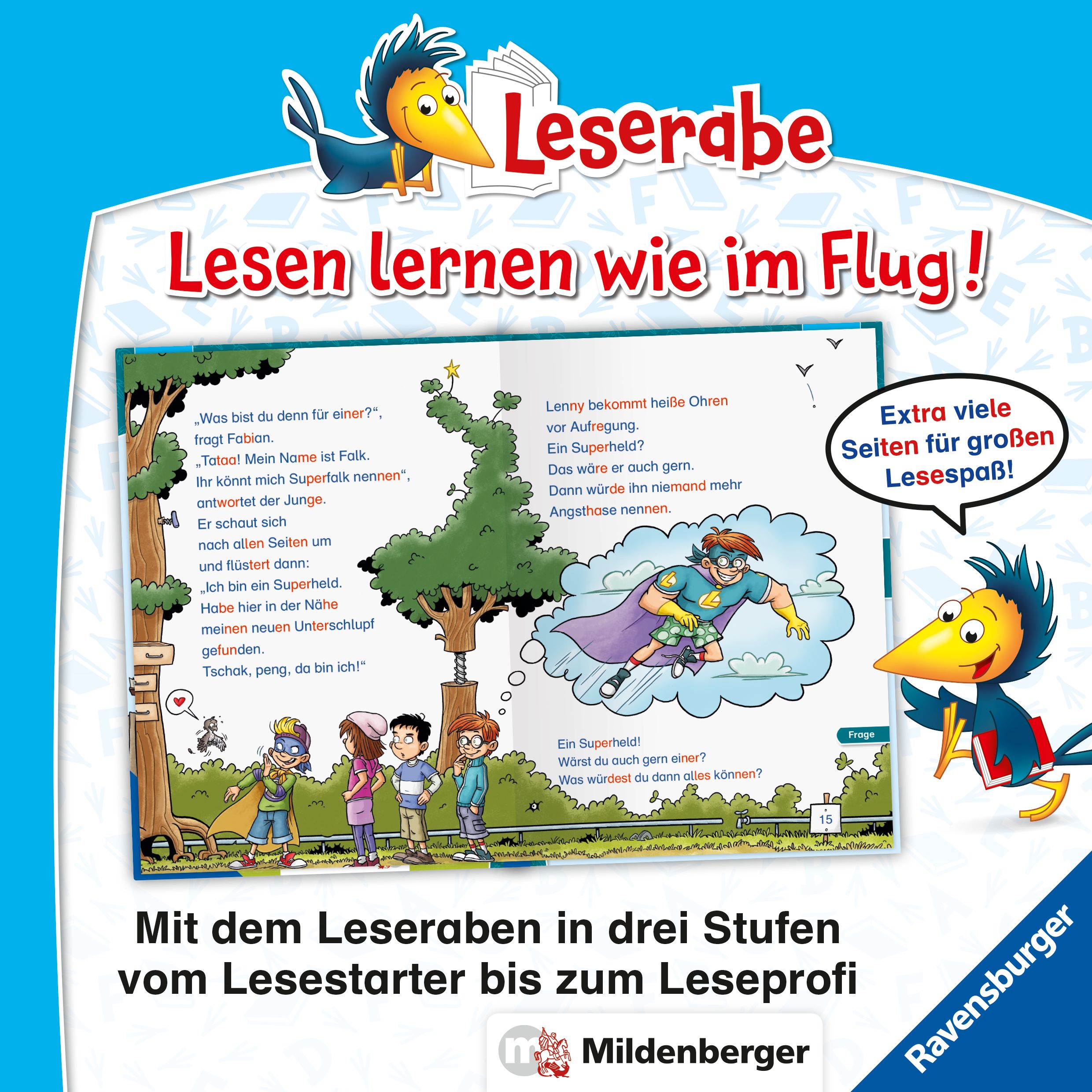Leserabe Sonderausgaben - Geschichten von starken Helden - Silbe für Silbe lesen lernen (Mängelexemplar)
